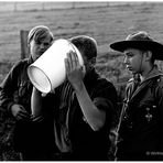 1955 St.Georgspfadfinder im Bröltal-Bergisches Land (8) "Lass mir noch was übrig!!"