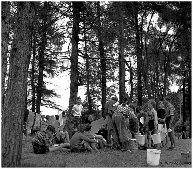 1957 Jugendzeltlager im Baybachtal-Hunsrück (2)