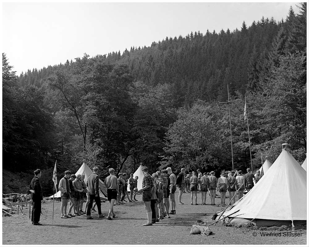 1957 Jugendzeltlager im Baybachtal-Hunsrück (43