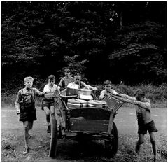 1957 Jungschargruppe im Baybachtal-Hunsrück (15)