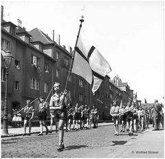 1958 Fronleichnamsprozession in St, Bruno, Köln-Klettenberg (1)