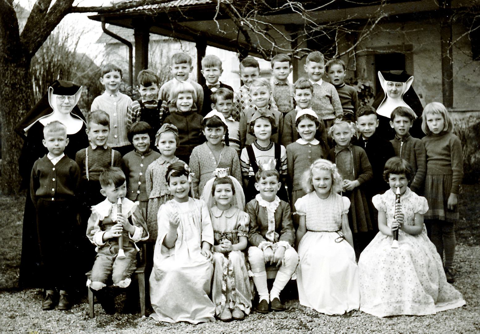 1959 Abschiedsfest im Loretto-Kindergarten in Tettnang