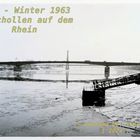 1963, Köln - Eis auf dem Rhein