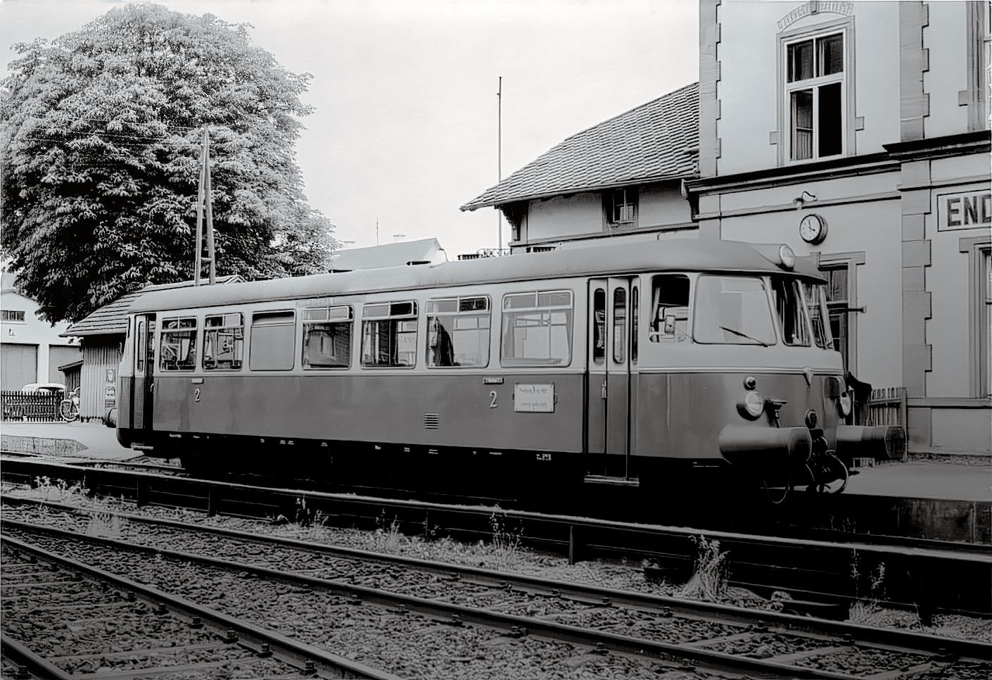   1964 stand der Zug...