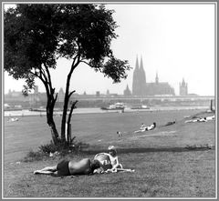 1966 Sommerfreuden am Rhein bei Köln -29-