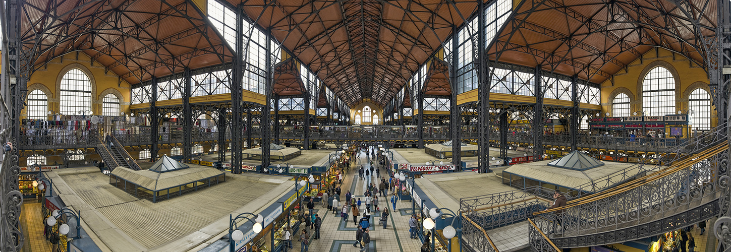 1969M-1971M Markthalle Budapest Panorama