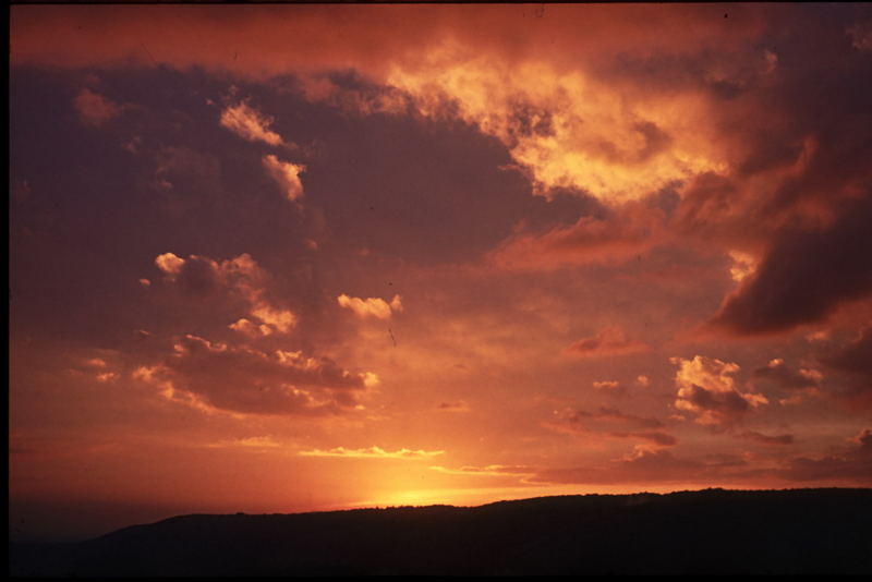 1971 Sept. Abendrot Altenbeken