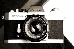 (1972) Canon EX Auto QL mit 50mm Festbrennweite