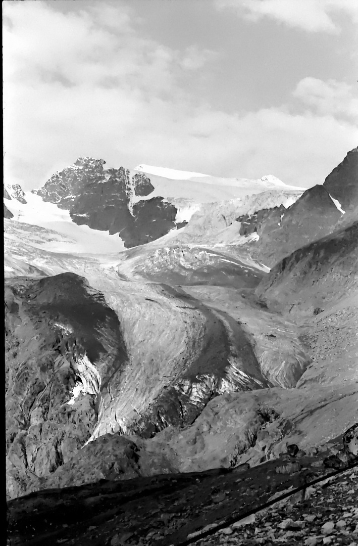 1974-Die 3.739 m hohe Weißkugel / la cima della Palla Bianca