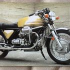 1974," una cosa bella."la Guzzi 750 sport