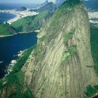 1985 - View from the airplane down to the Sugar Leaf of Rio de Janeiro