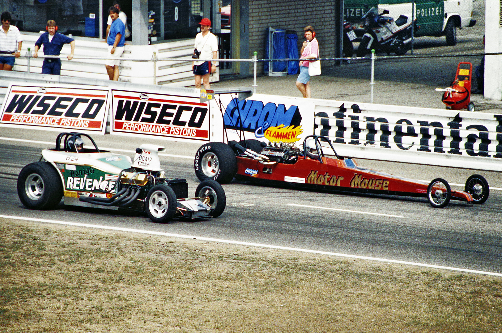 1986 Dragsterrennen in Hockenheim