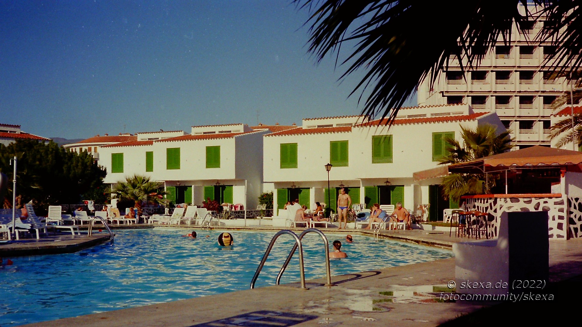 1987 - Gran Canaria Pool - Analog-Foto