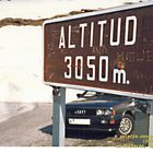 1988, Audi Coupe GT 5E am Mulhacen, Spanien, Altitud 3050 m