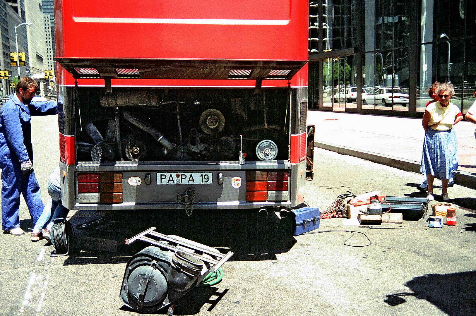 1988 USA, Panne mitten in Chicago