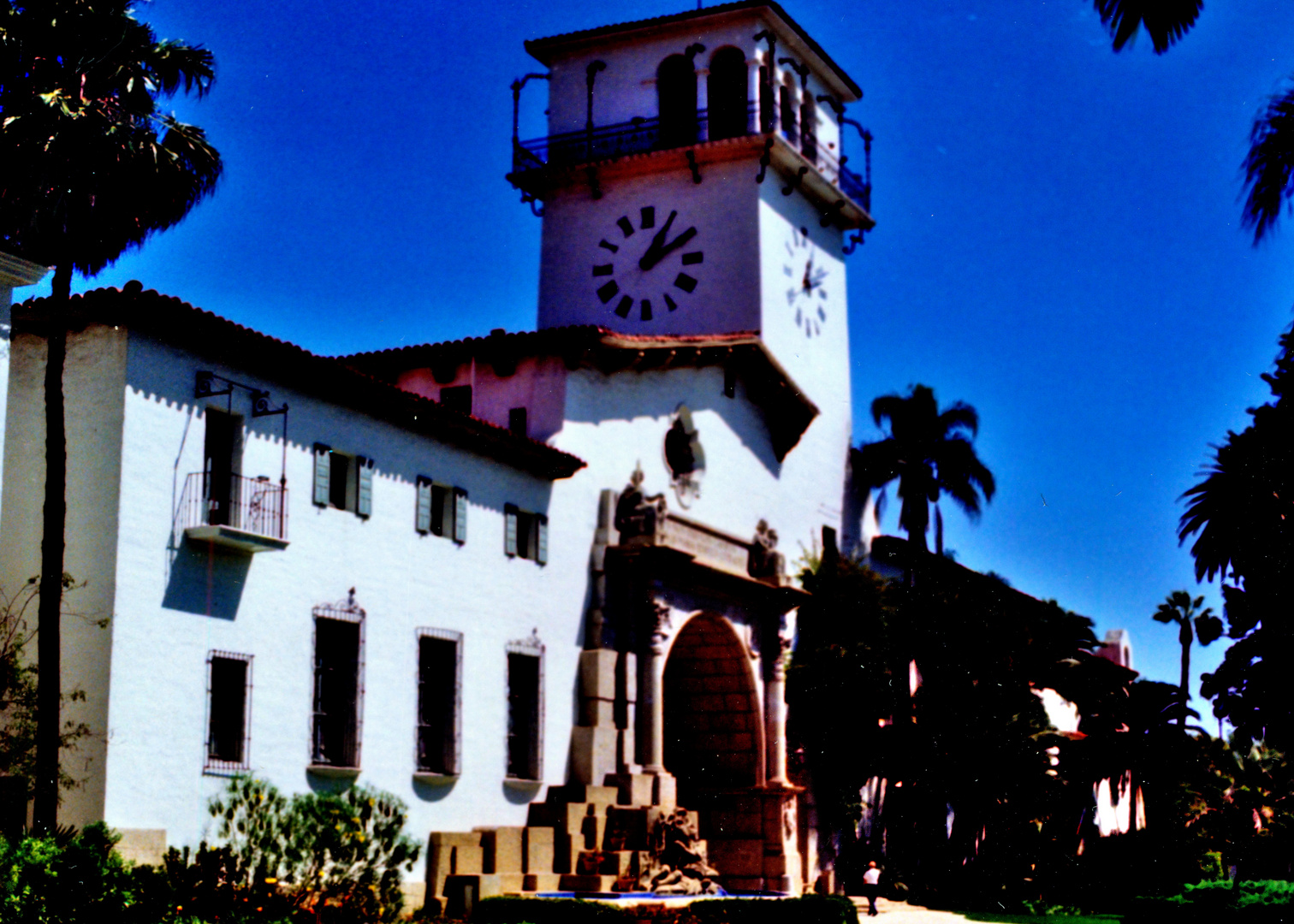 1993 - Los Angeles Verwaltungsgebäude Stadtteil Nikon F401