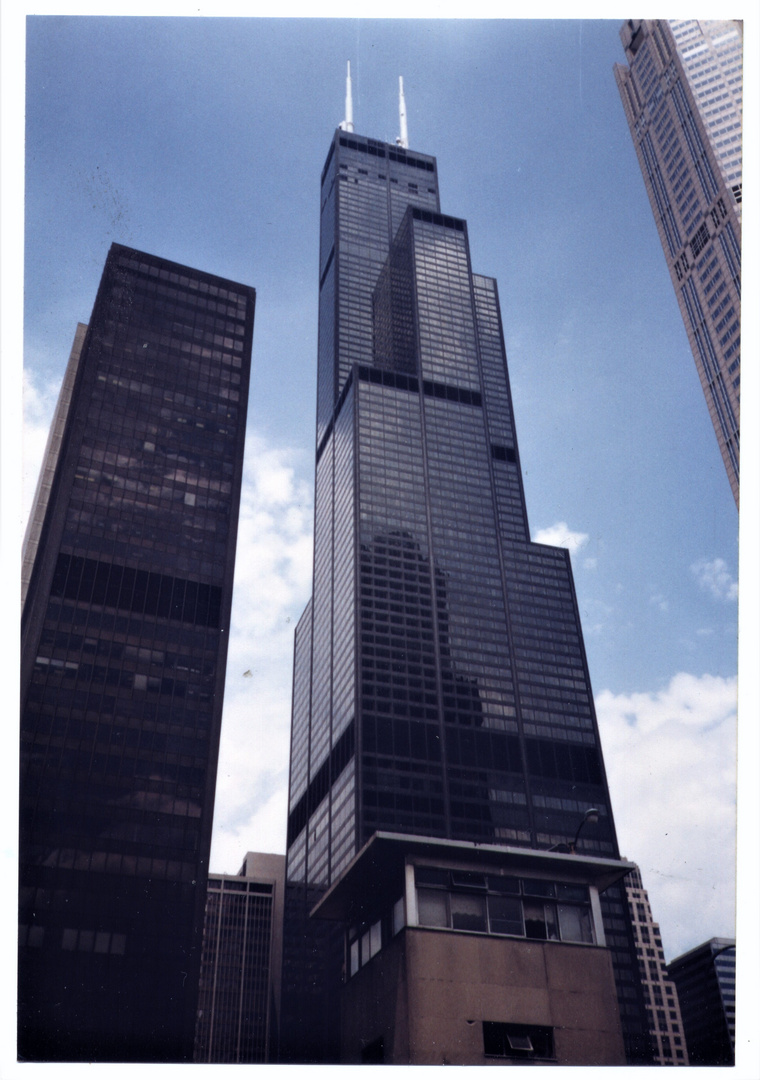 1995  Chicago Hancock Center + (Sears Tower) WillisTower