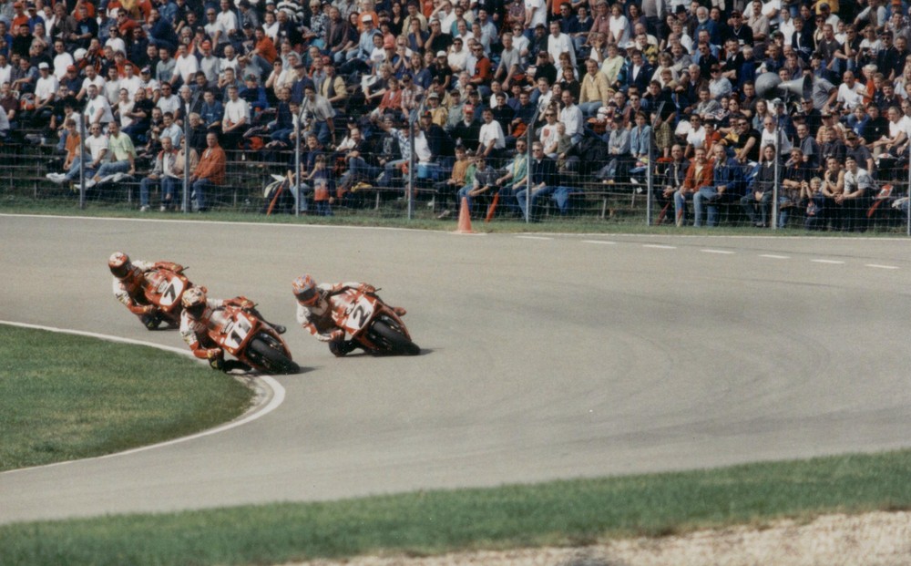 1998 SBK WM Assen - Fogarty, Corser, Chili