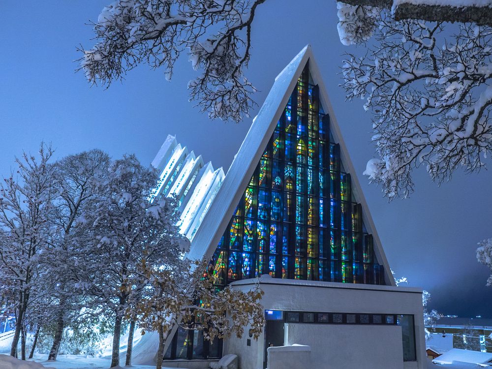 Eismeerkathedrale in Tromsö von Sinian Huang