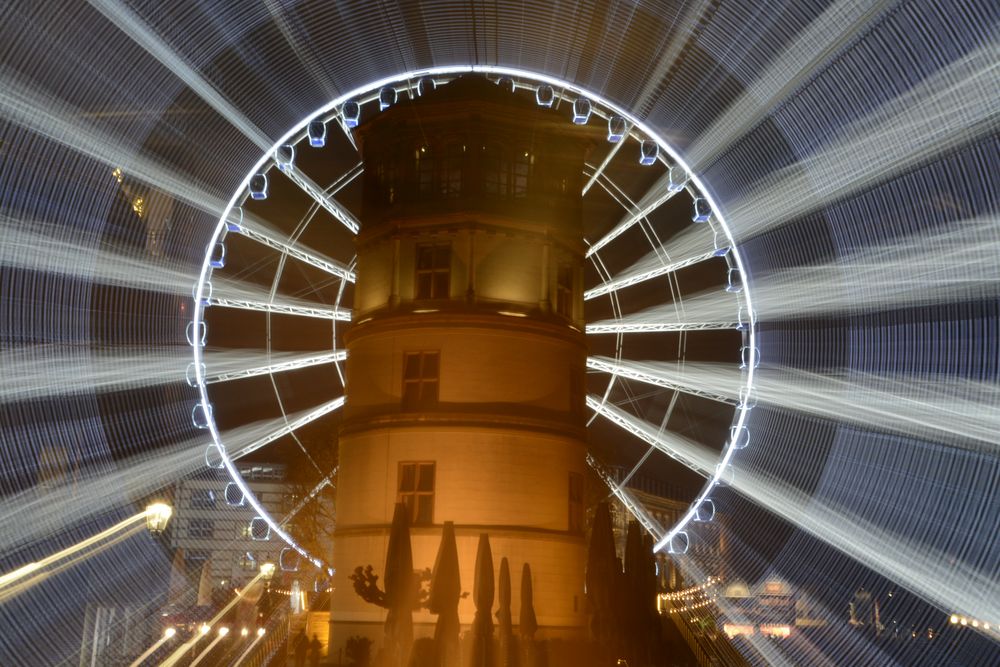 Schloßturm mit Wheel of Vision von Terhoevenfoto