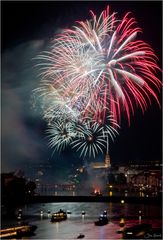 1.August Feuerwerk über Basel