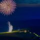 Feuerwerk ber dem Kaiserstuhl