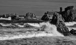 The Entrance to  Dunbar Harbour by Lawson McCulloch 