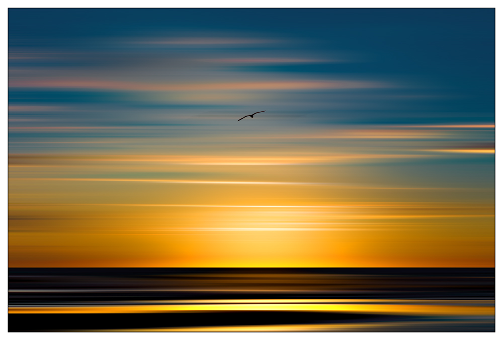 Abends am Meer von Joerg Haarmann