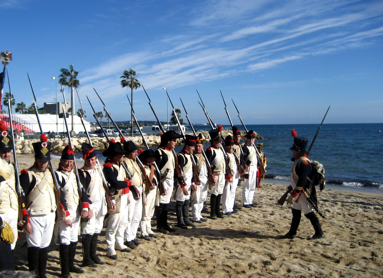 1er Mars 1804 NAPOLEON débarque à Golfe Juan (06)