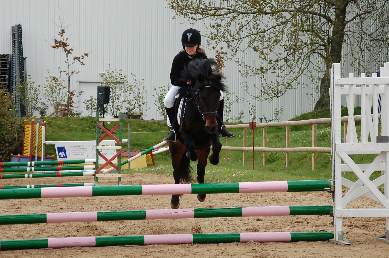 1ère participation Club Poney 2 Vitesse de ma fille et Jéronimo