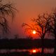 Tramonto in Botswana