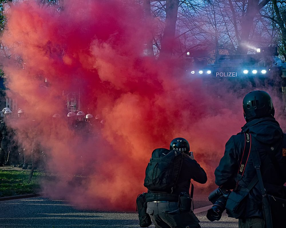 1.Mai -Demonstration in Hamburg