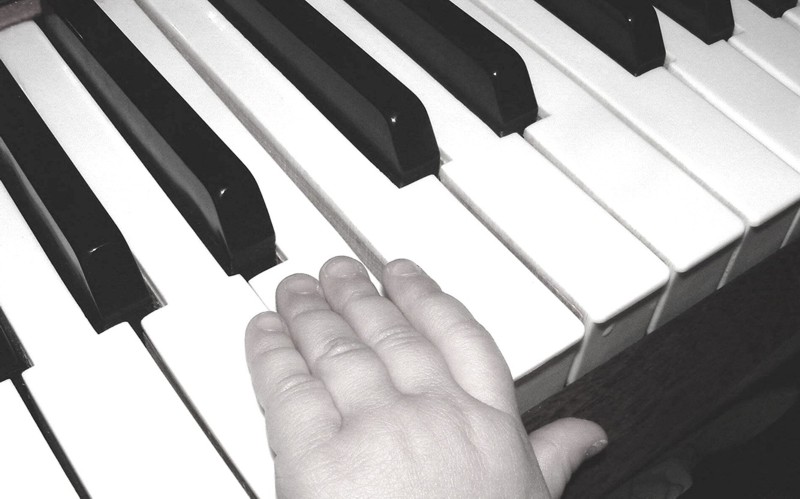 1st touch with the piano