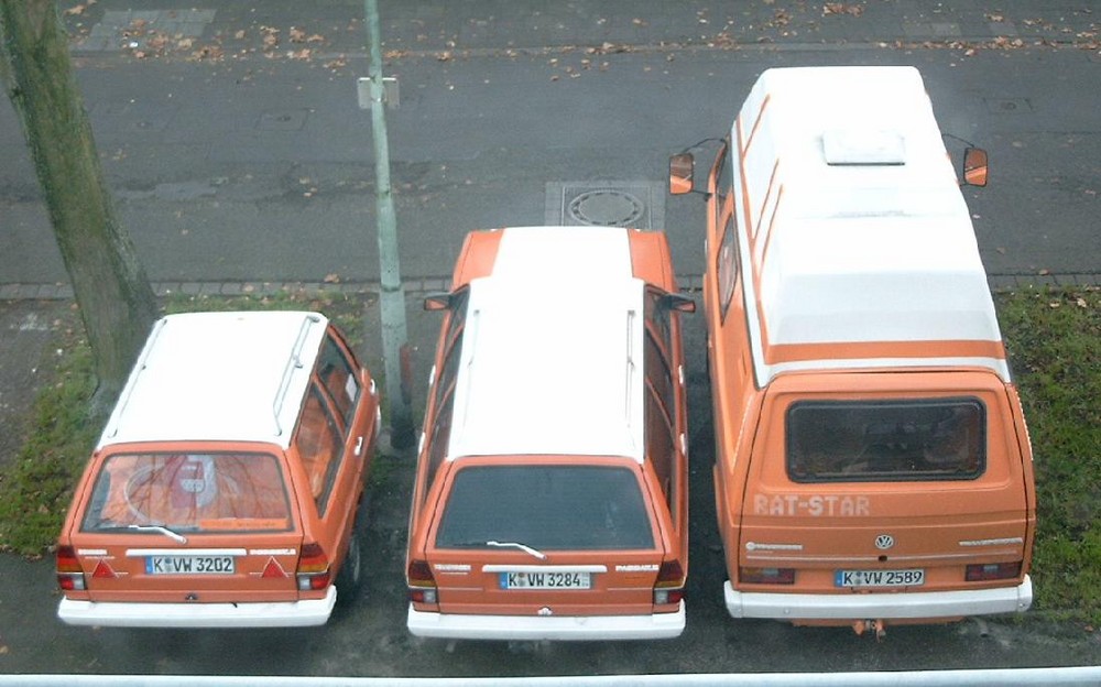 2 1/2 auf EINEM Parkplatz ...