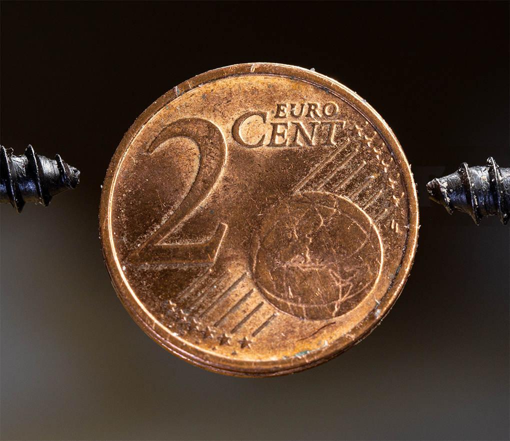 2 Cent-schwebend