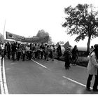 2. Demonstration AKW Kalkar, 2.10.1982, der Marsch zum Bauplatz