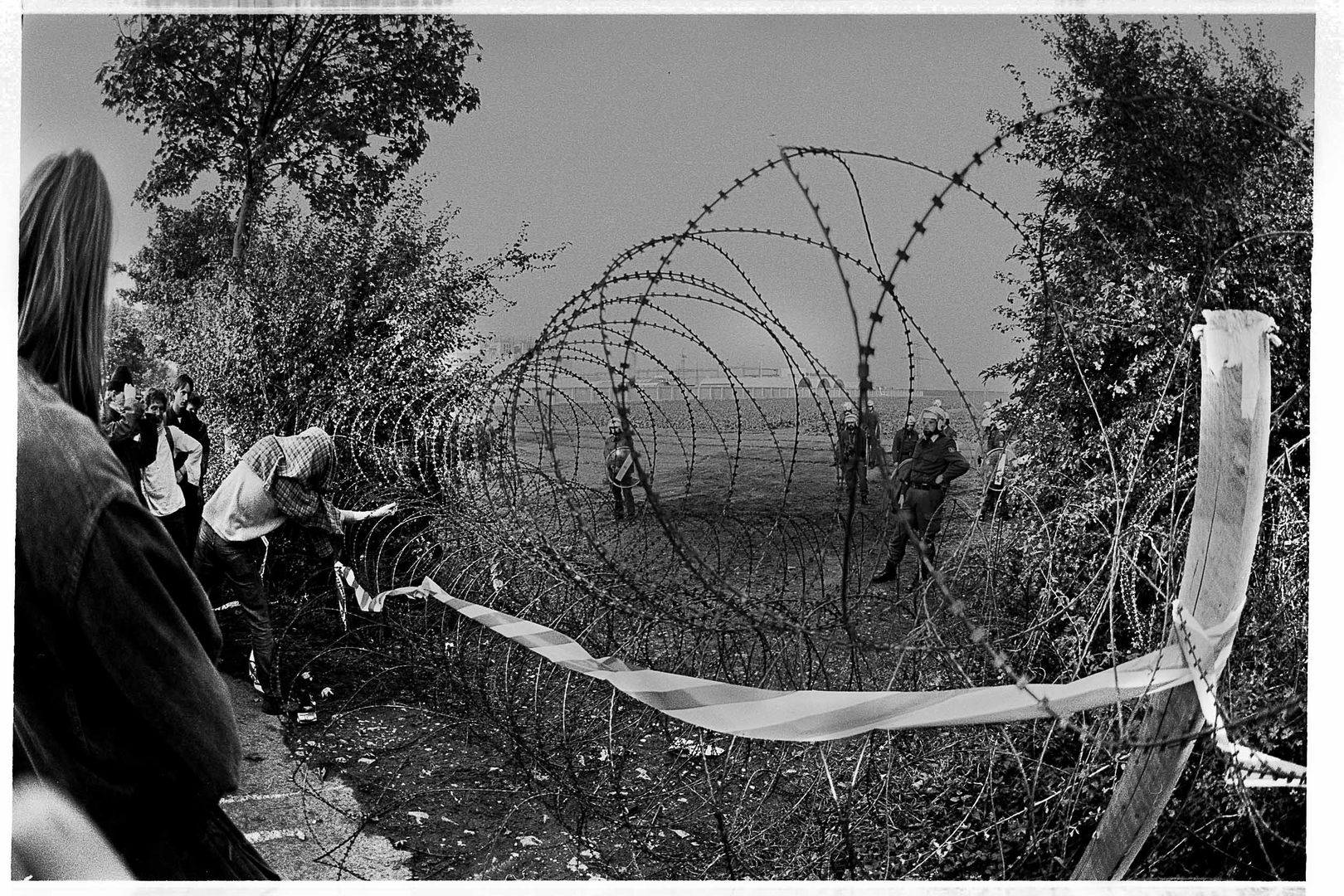 2. Demonstration AKW Kalkar, 2.10.1982, erste Konflikte