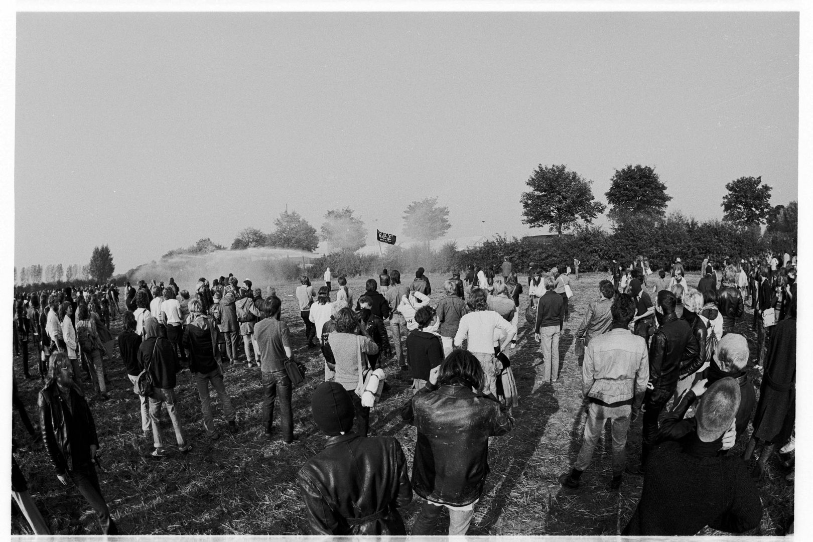 2. Demonstration AKW Kalkar, 2.10.1982, Tränengas