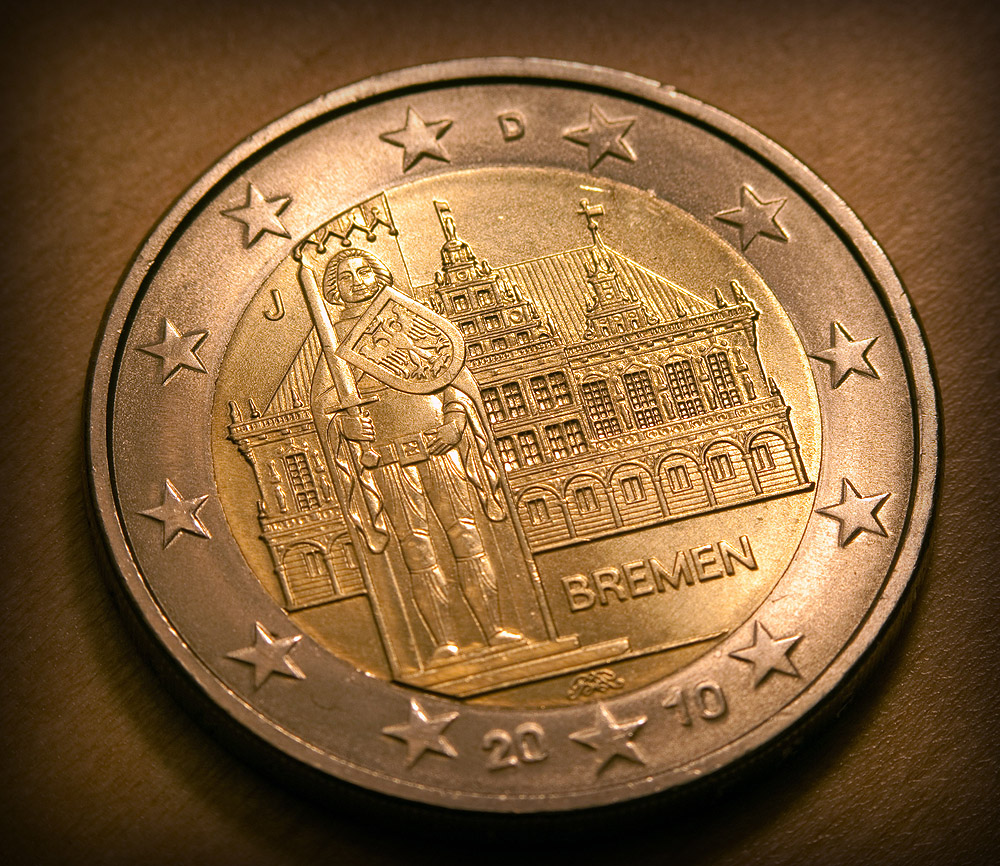 2 Euro M nze Bremen Foto Bild Nah Makro Techniken Aufnahme 2-euro-m-nze-bremen-foto-bild-nah-makro-techniken-aufnahme