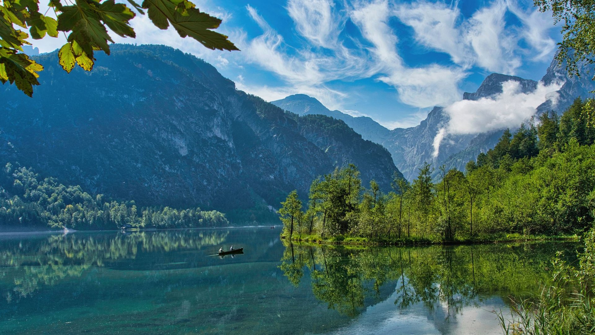 2 Fischer am Almsee