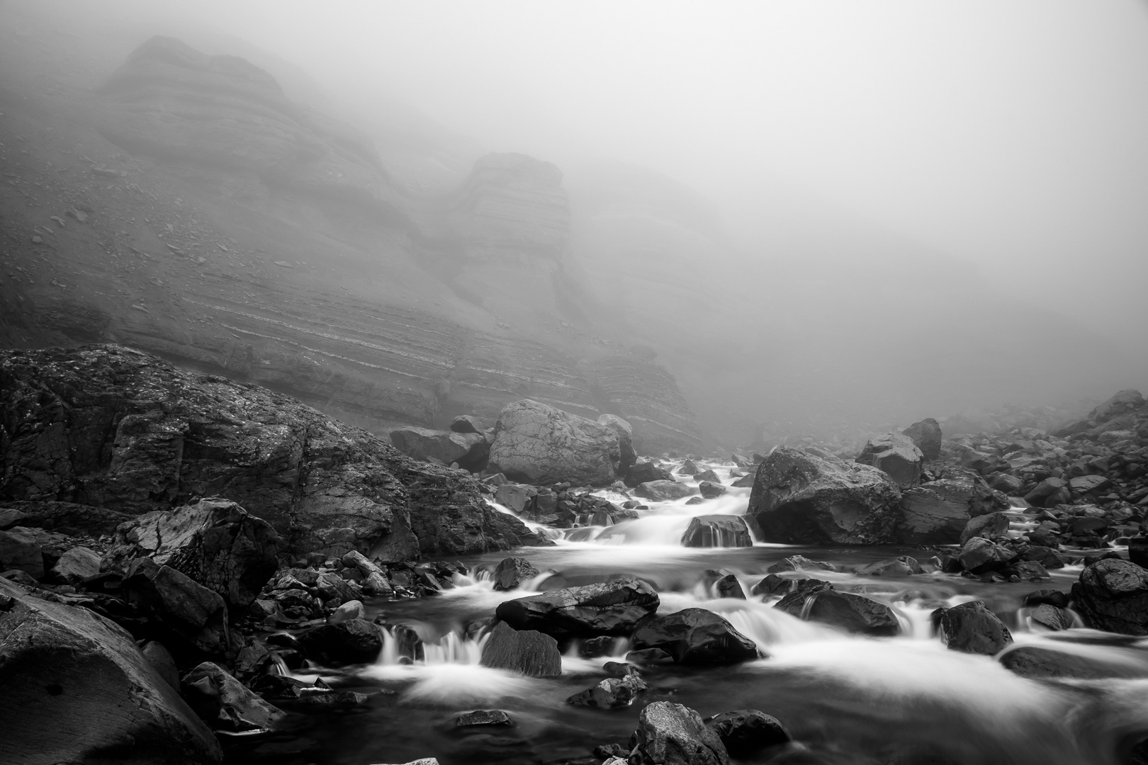 #2 Flusslandschaft im Nebel