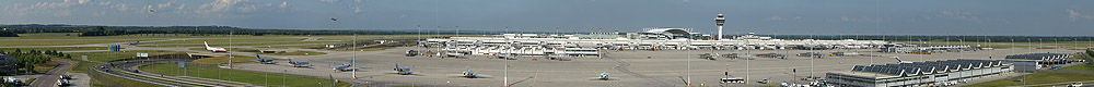 2 Gigapixel Panorama Flughafen München