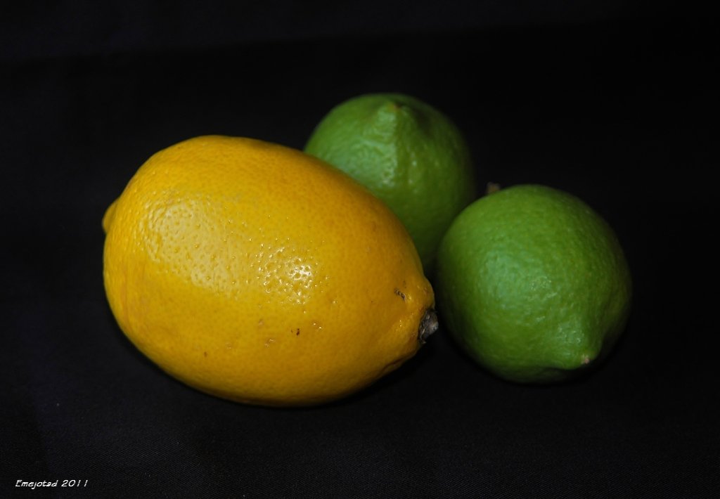 2 limas y 1 limon