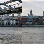 2._ London am Abend / Millenium Bridge / X View