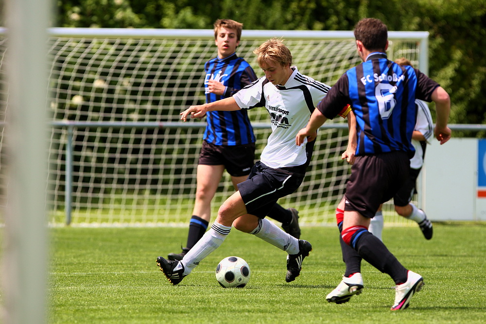 2 Sekunden später und der Ball war im Kasten