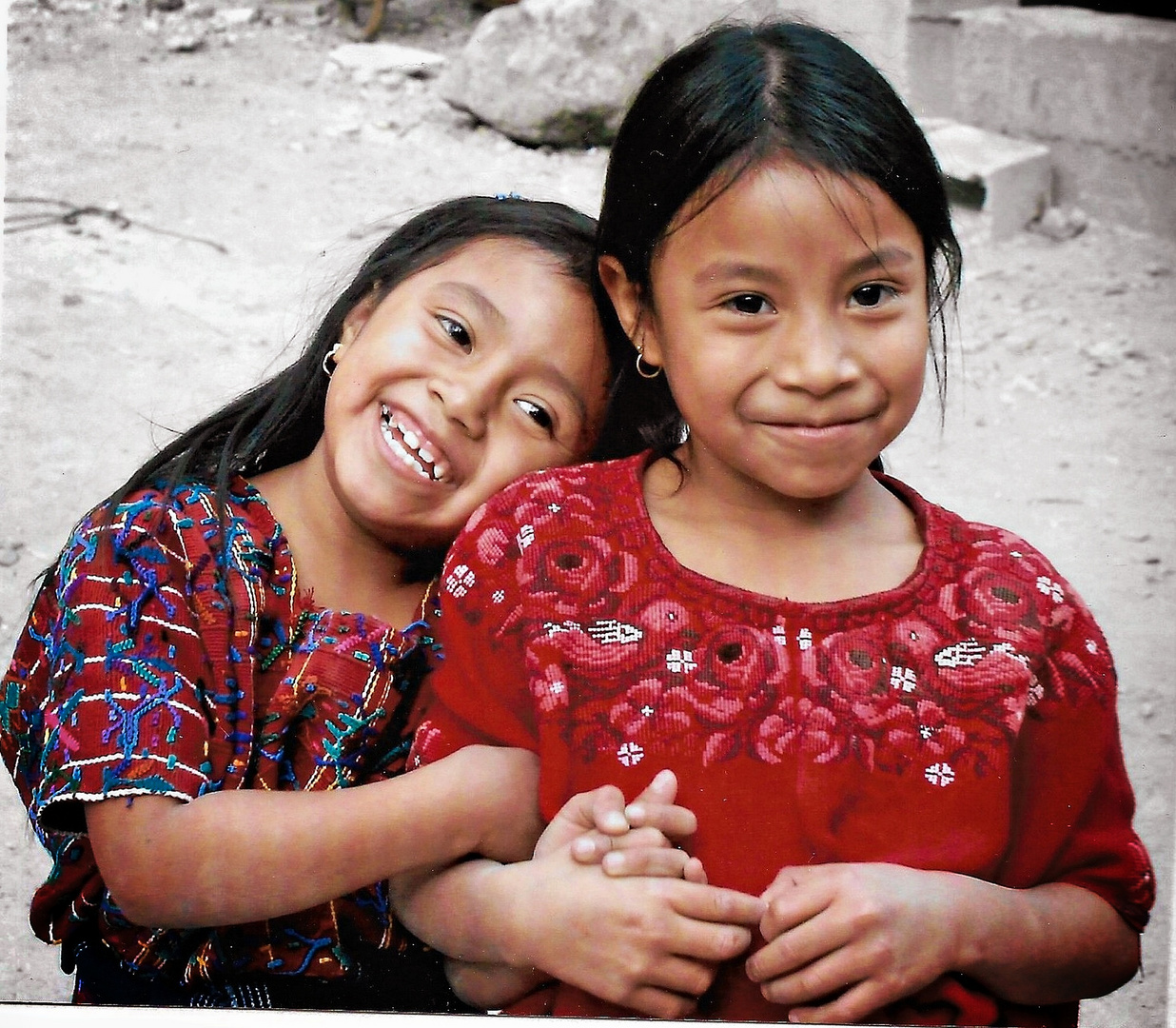 2 soeurs au bord du lac Atitlan