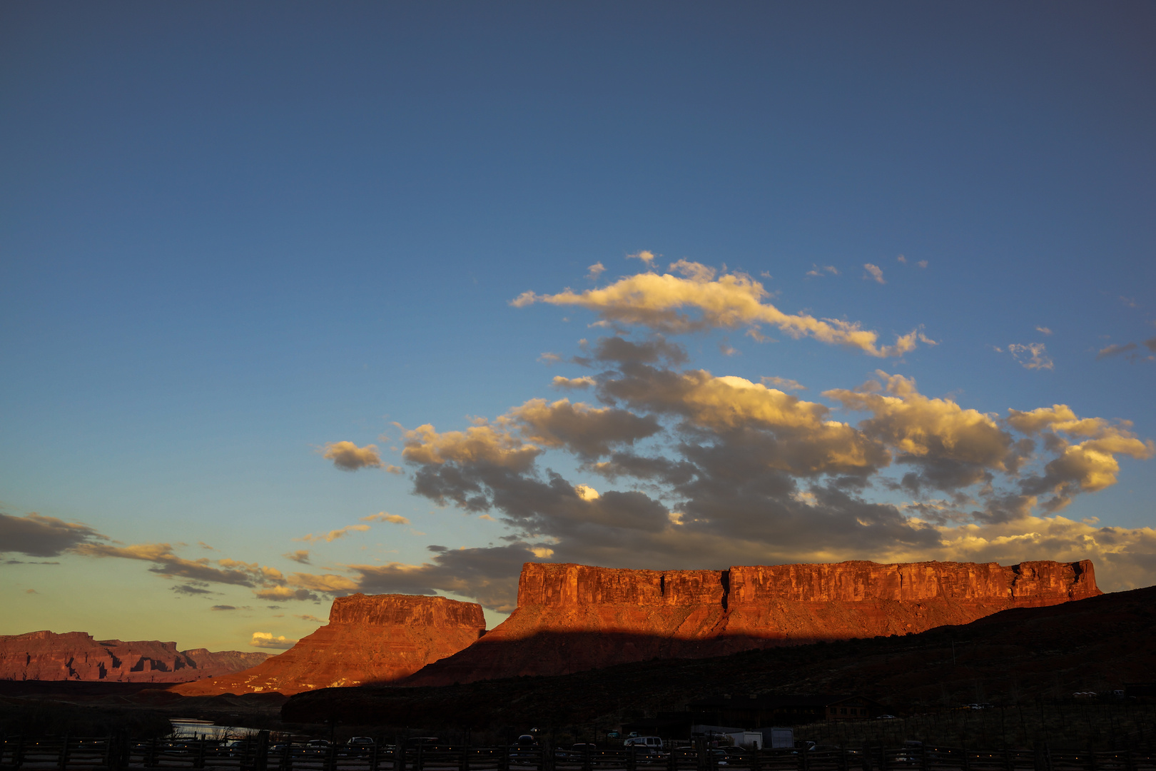 2. Sonnenuntergang am Green River von der River Lodge in Moab aus