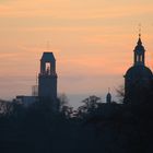 2 Spandauer Türme im Abendrot