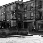 2- Tres vistas de La Plaza del Toral. Santiago de Compostela.