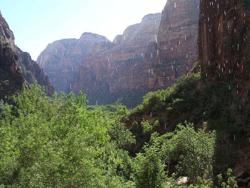 2. Versuch vom weinendem Felsen im Zion